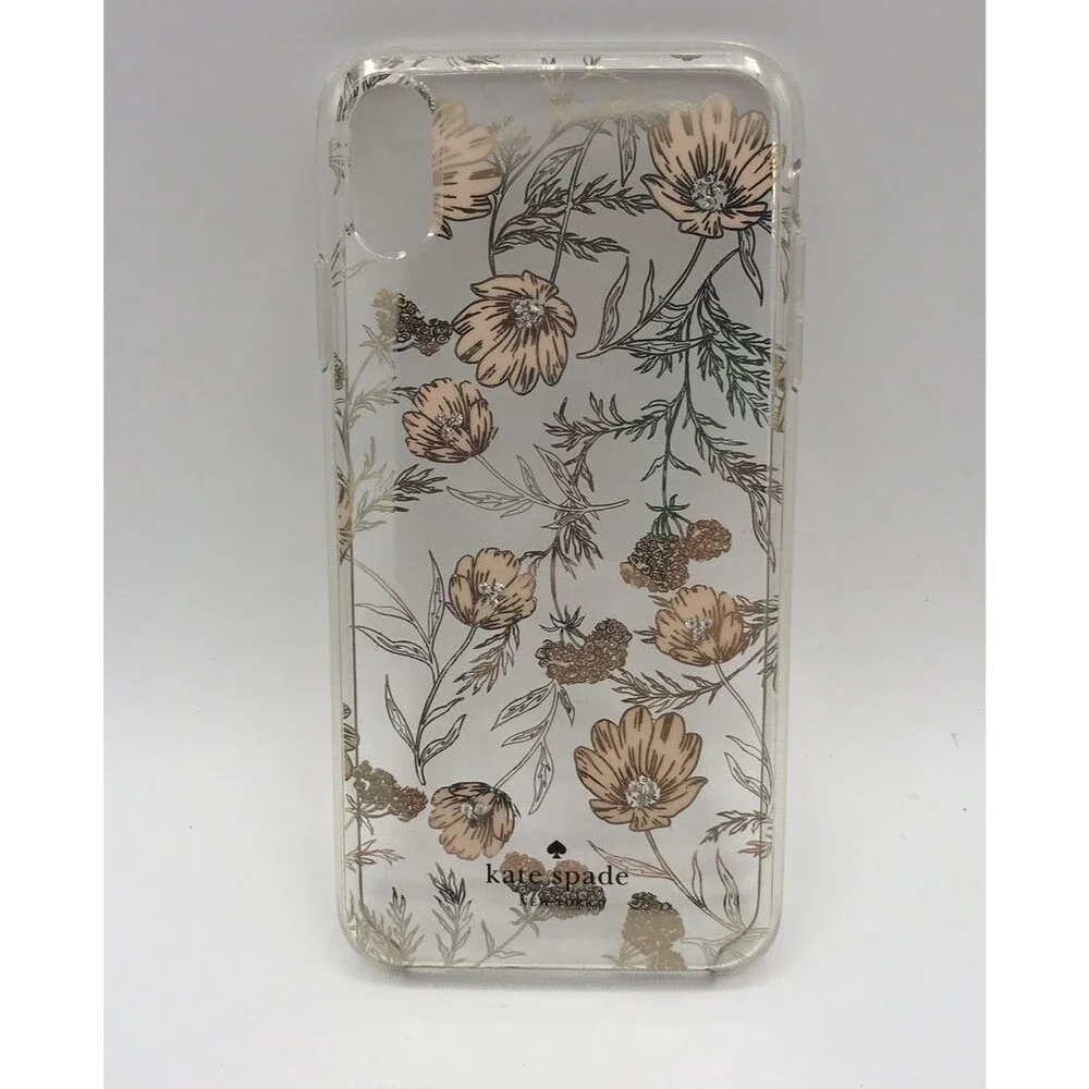 Kate Spade Phone Case Apple iPhone XS MAX Floral With Gems Brand New in Orig Pkg